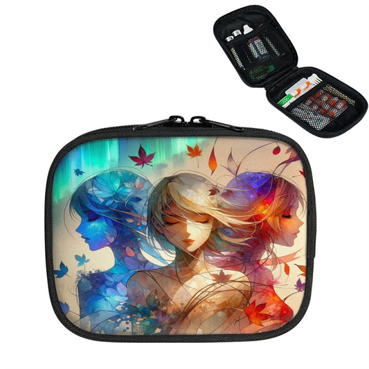 Embrace Your Inner Colors: A Journey of Self-Discovery Travel Medicine Or Electronics Accessories Case
