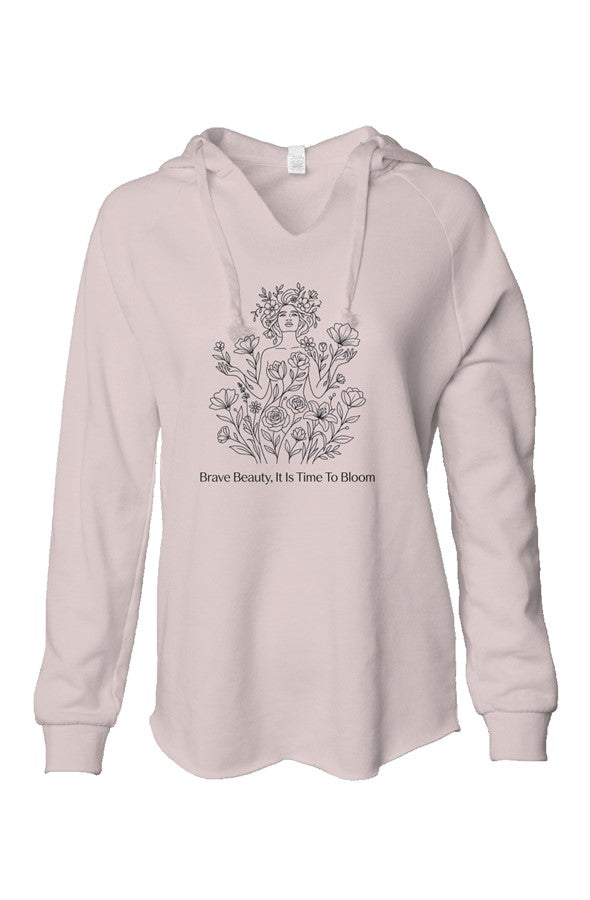 Womens Lightweight  Wash Hooded Sweatshirt - BBITB