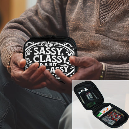 The Sassy, Classy & A Bit Bad-Assy Travel Medicine & Electronics Case