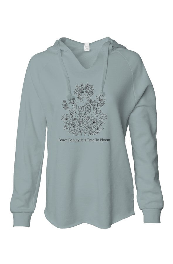 Womens Lightweight  Wash Hooded Sweatshirt - BBITB