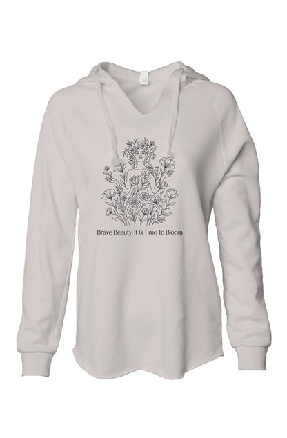 Womens Lightweight  Wash Hooded Sweatshirt - BBITB