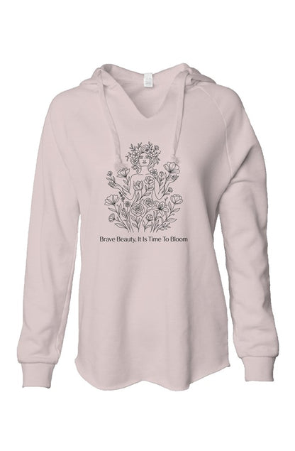 Womens Lightweight  Wash Hooded Sweatshirt - BBITB