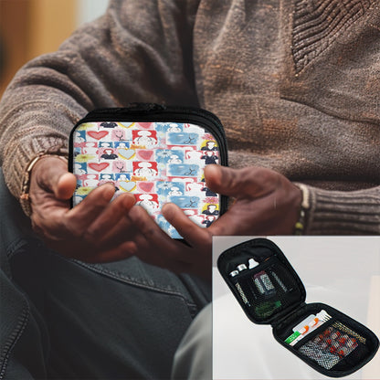 Caring Hands, Fierce Heart Travel Medicine Or Electronics Accessories Case