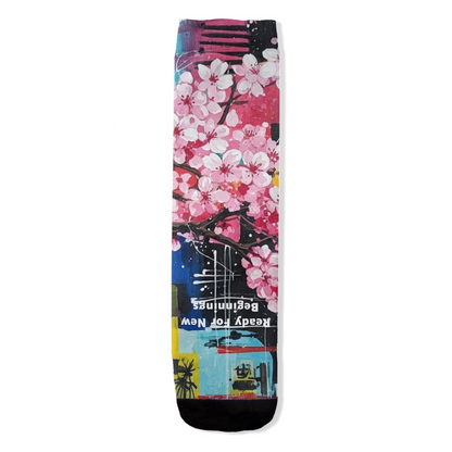 Bloom Boldly ready for new beginnings women's socks by Zeblismapo