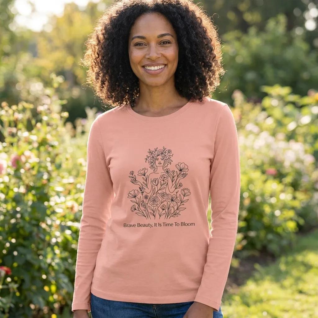 Brave Beauty — Women's Posi UV Pro Long Sleeve Tee | Zeblismapo