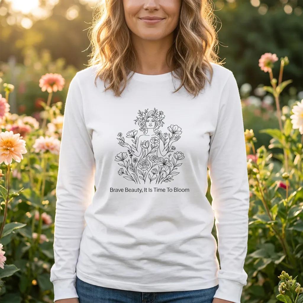 Brave Beauty — Women's Posi UV Pro Long Sleeve Tee | Zeblismapo
